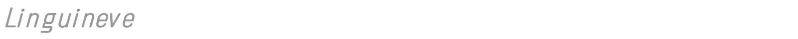 Linguineve font preview
